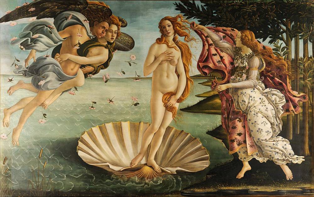  Sandro Botticelli, The Birth of Venus, 1485-1486 