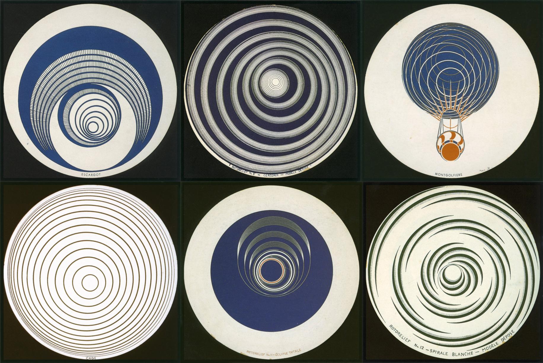 Image result for marcel duchamp rotoreliefs