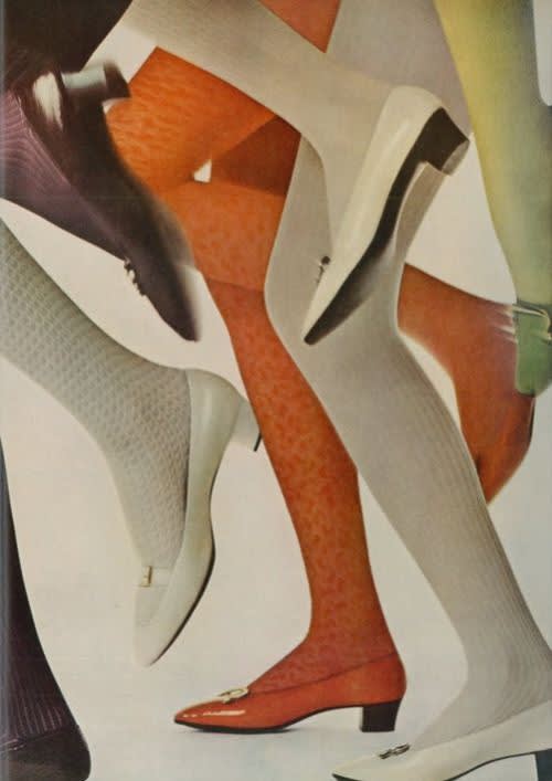 Colorful tights  us vogue  february 1967