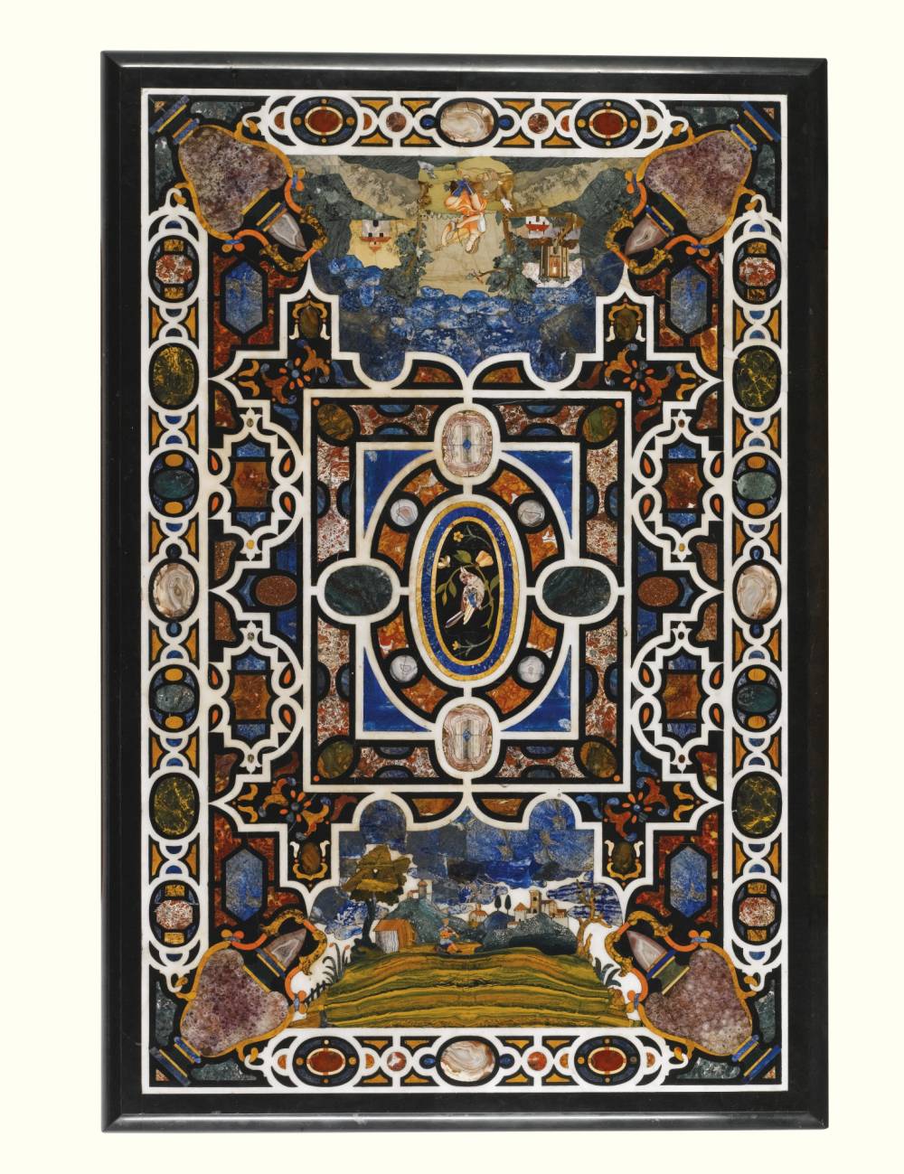An italian inlaid table top  florence  1620  1630