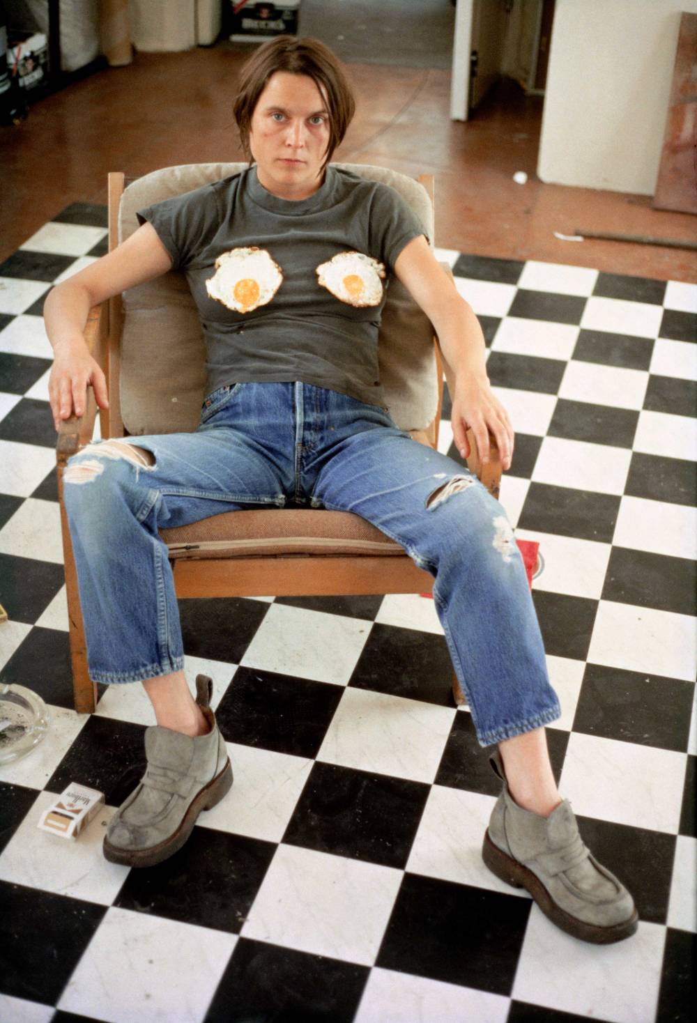  Sarah Lucas, Self Portrait with Fried Eggs, 1996 
