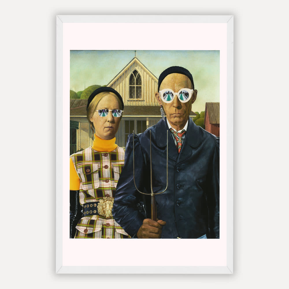 American gothic  framed 