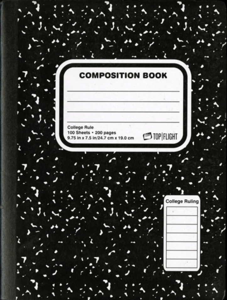 The composition notebook: A centuries-old design and its modern work -  Graduate School of Education - University at Buffalo