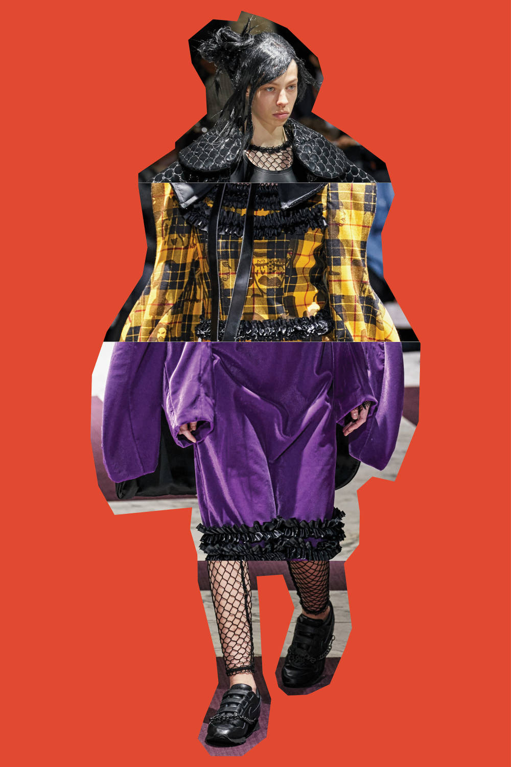  Comme des Garçons - Fall/Winter 2019, From Top: Look 3, Look 27, Look 20, Look 17 