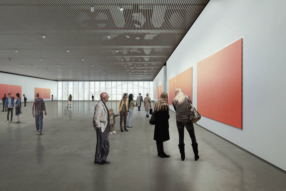  Gallery Space at The Shed,  Rendering 