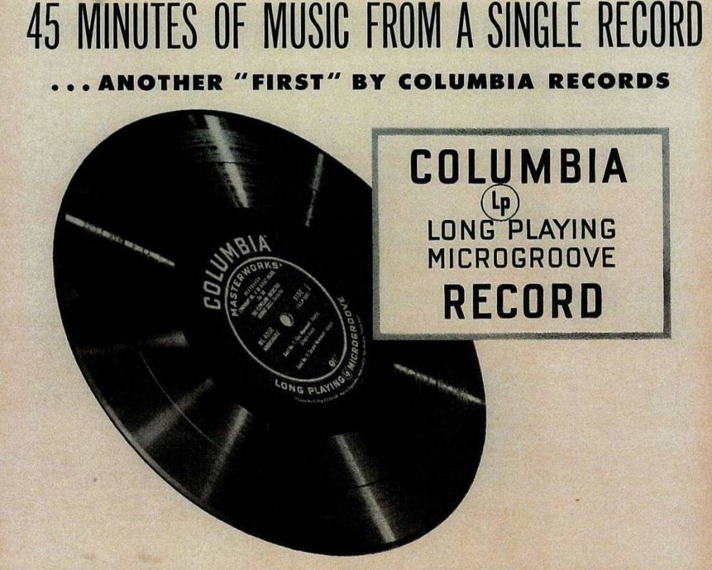  Columbia Records , 33 1/3 RPM Records, 1948 