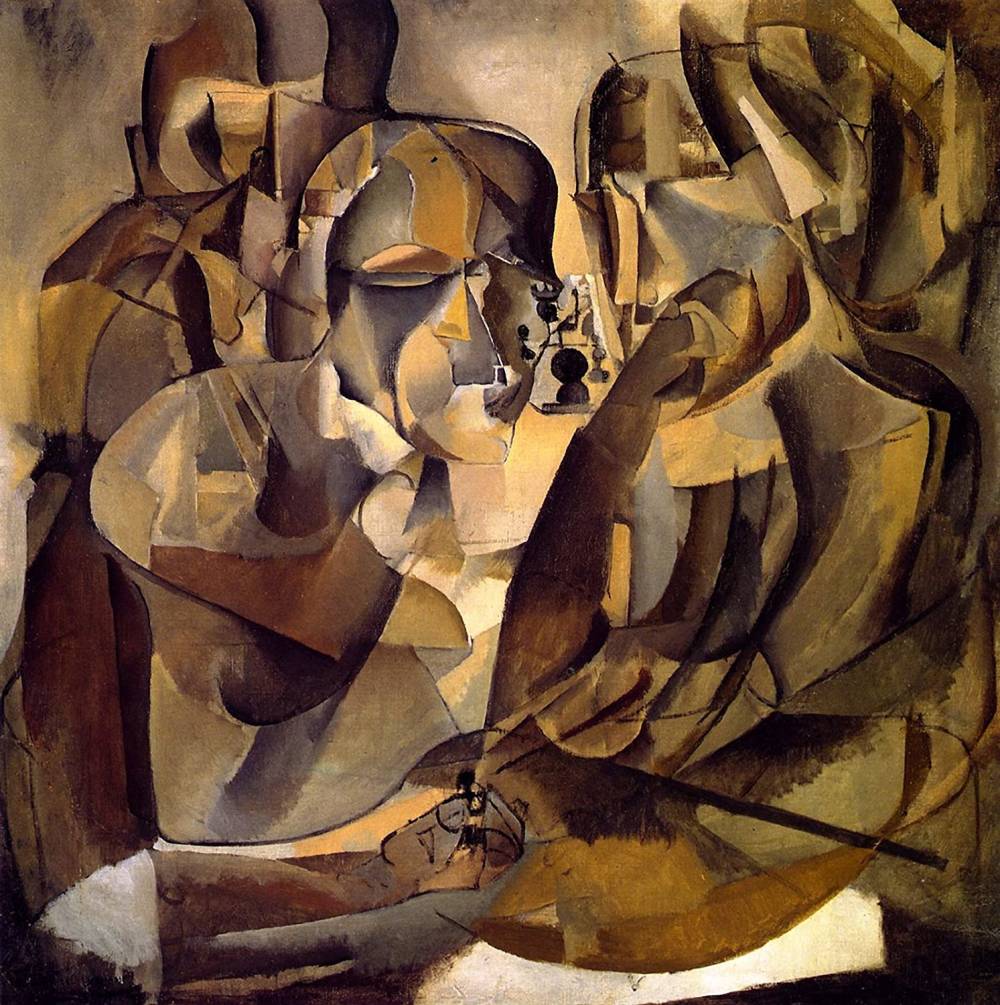  Marcel Duchamp, Portrait of Chess Players, 1911 