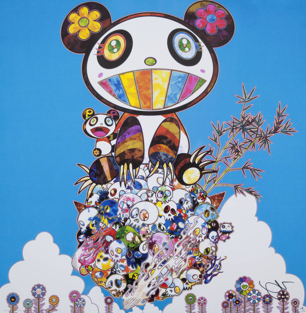  Takashi Murakami , The Panda Says They're Happy, 2014 