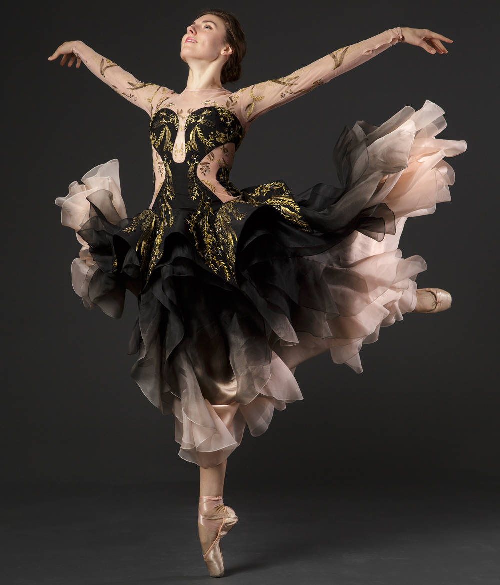  Sarah Burton for Alexander McQueen, Costumes for Funérailles, New York City Ballet, 2014 