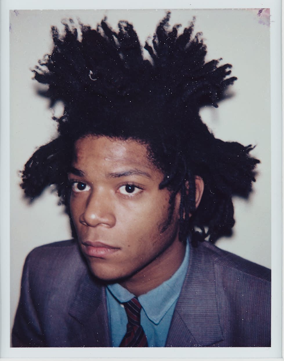  Andy Warhol, Polaroid of Jean-Michel Basquiat, 1982 