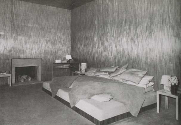 Jean michel frank  smoking room in jean michel frank s apartment  paris  1925