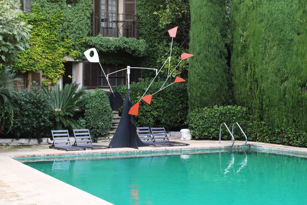  Alexander Calder , Mobile, At the Colombe d’Or, France 