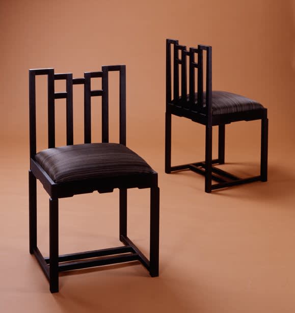 Charles rennie mackintosh chinese room chair  1911