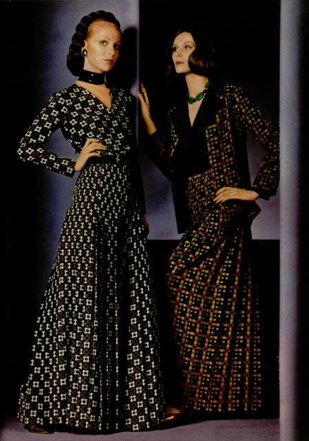 Yves saint laurent collection spring summer 1970