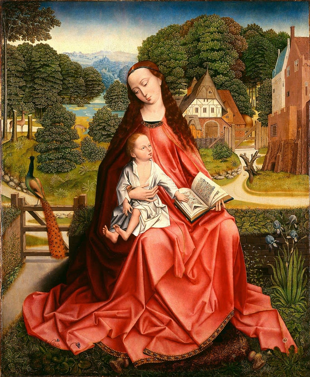  Master of the Embroidered Foliage, Virgin and Child in a Landscape, 1492-98 