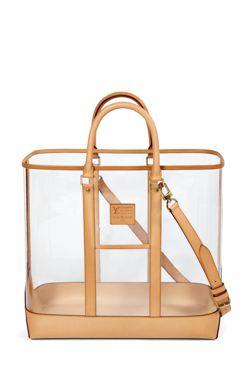 Louis Vuitton Runway 100th Anniversary Isaac Mizrahi 1996 Clear Tote Bag