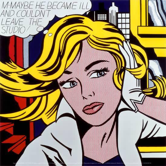  Roy Lichtenstein, M-Maybe, 1965 