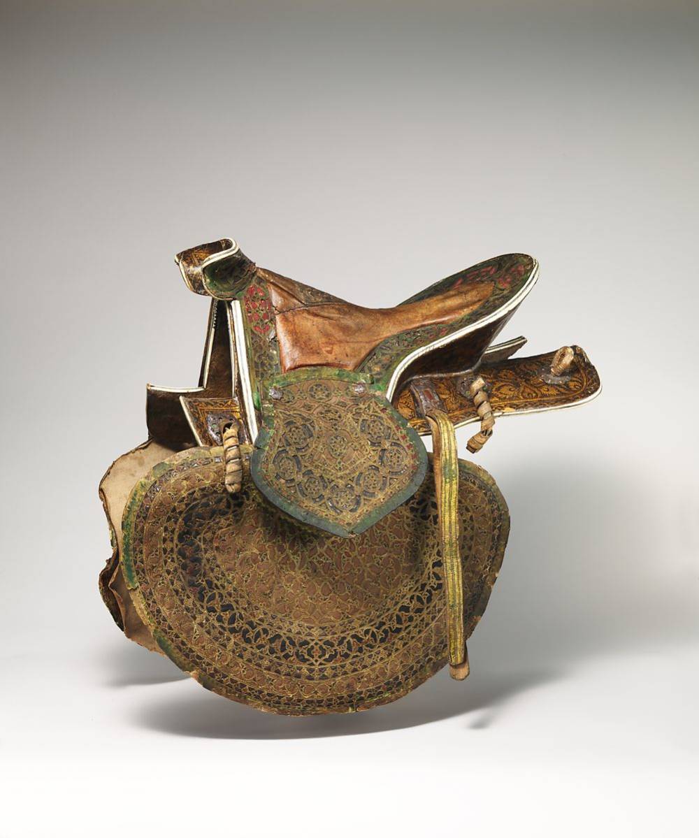  Saddle , Turkish, 16th-17th Century 