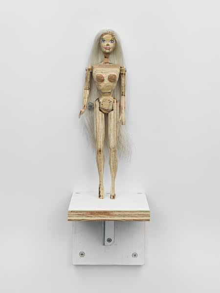  Tom Sachs, Untitled ("I loved my sister's Barbie so very much. My parents, afraid that I'd turn out gay, encouraged carpentry. In secrecy I made my own. It wasn't love, only lust.”), 2013 