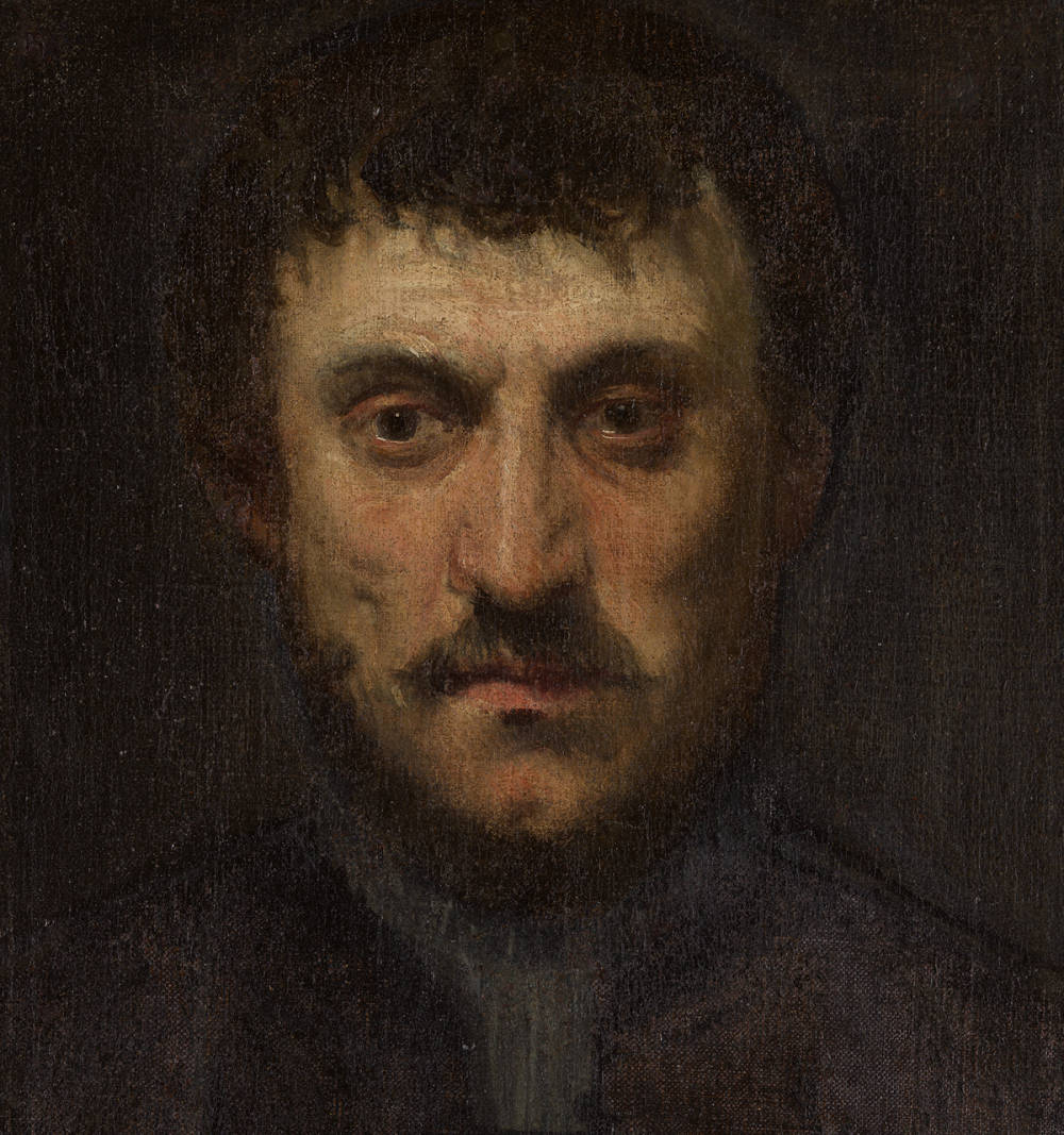  Portrait of a Man, 1550's. Oil on Canvas, Jacopo Tintoretto 