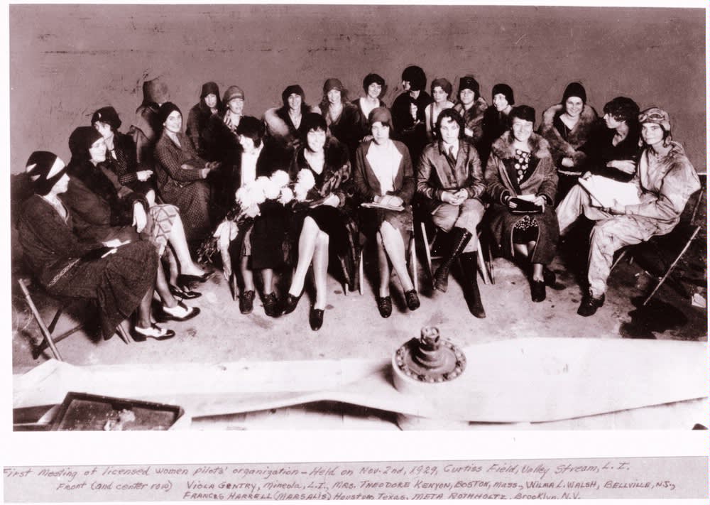  Ninety-Nine's Women's Flight Organization , Founded by Amelia Earhart, 1920s 