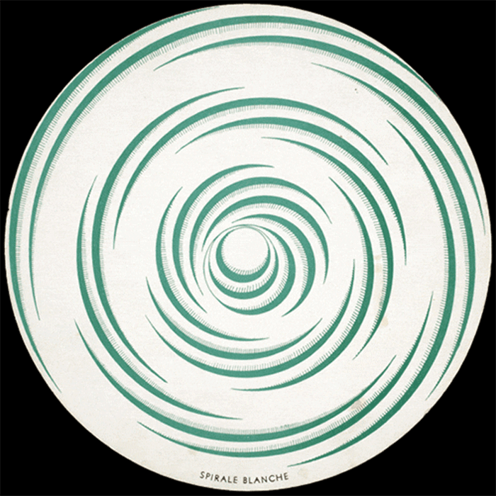  Marcel Duchamp, Rotorelief No. 12: Spirale Blanche 
