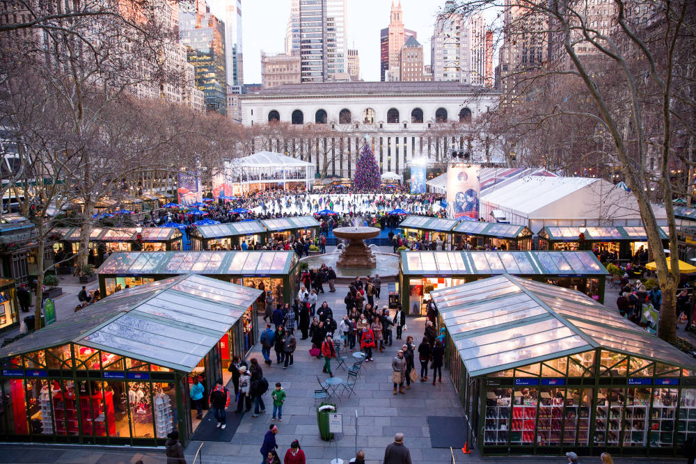  Bryant Park, Holiday Market 