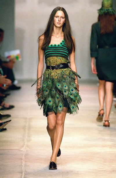 Peacock   prada spring 2005