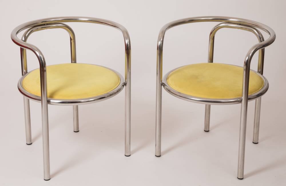 Gae aulenti for poltronova  pair of locus solus chairs  1963