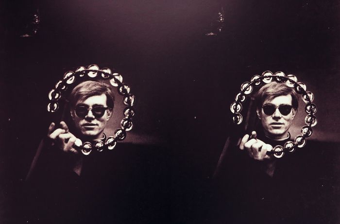 Nat finkelstein   andy warhol double tambourine  1966