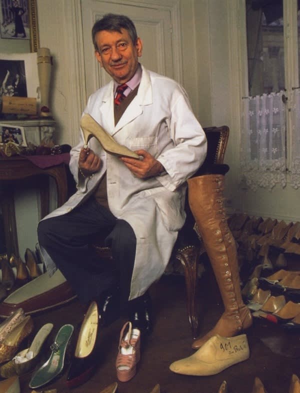  Raymond Massaro, Pictured holding a Roger Vivier 'Ball Heel' 