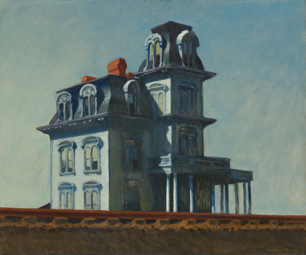  Edward Hopper, House by The Railroad, 1925 