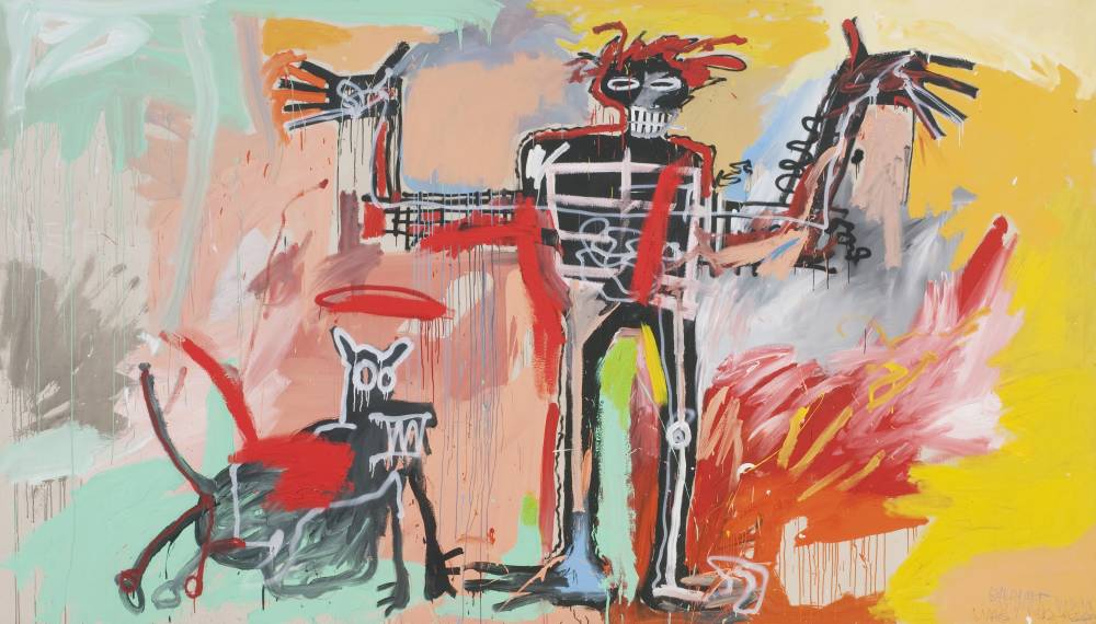  Jean-Michel Basquiat, Boy and Dog in a Johnnypump, 1982 