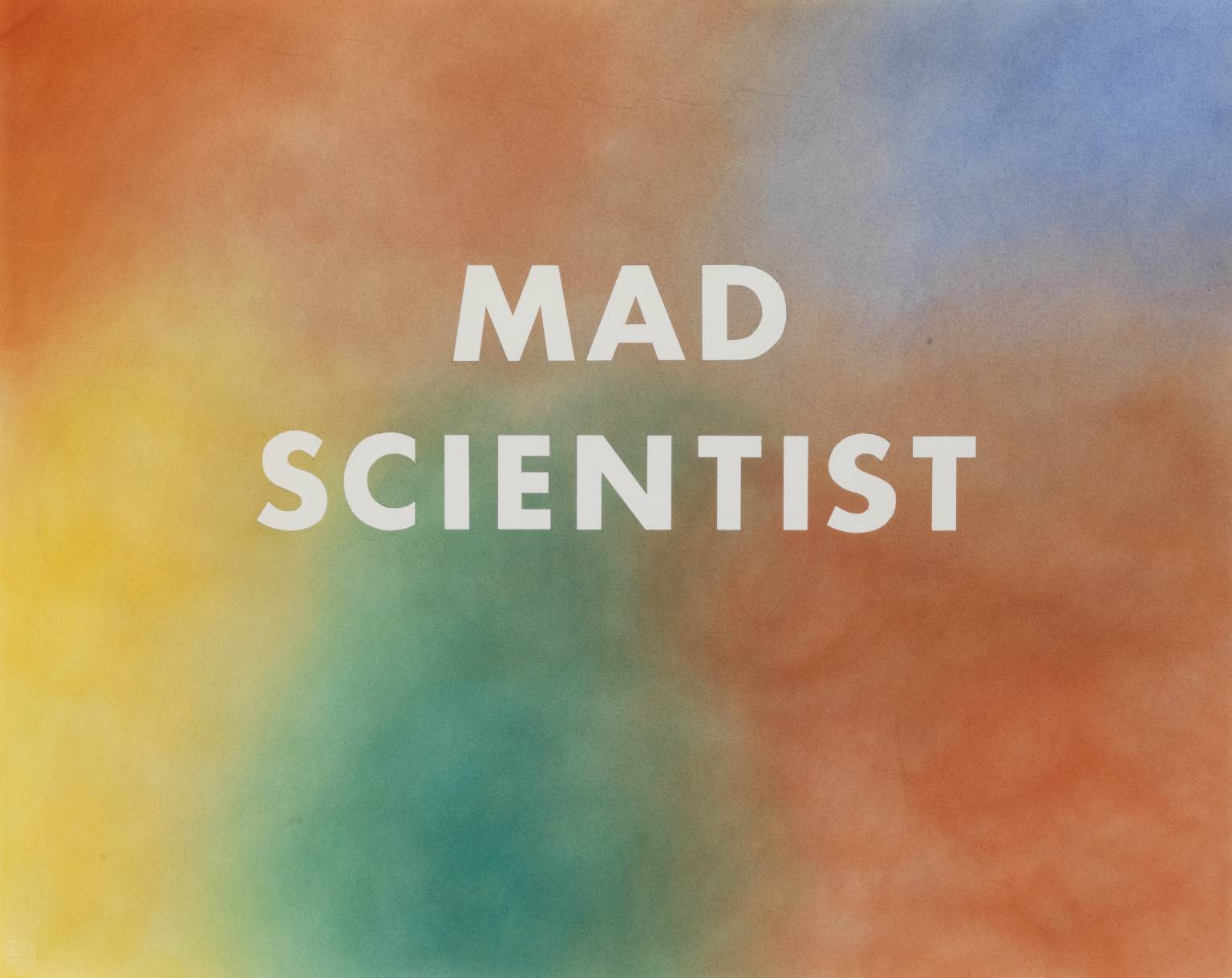 Ed ruscha  mad scientist  1975