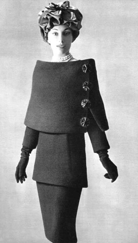 Balenciaga  wool suit  1956