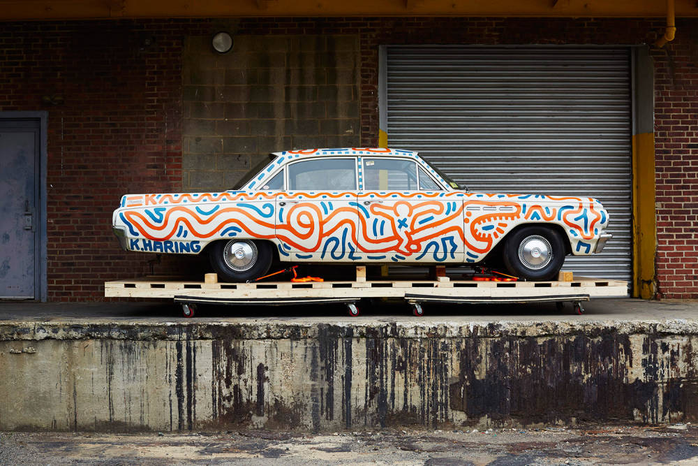  Keith Haring, Cars Series, 1980s 