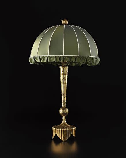Dagobert peche  very rare large table lamp  1922