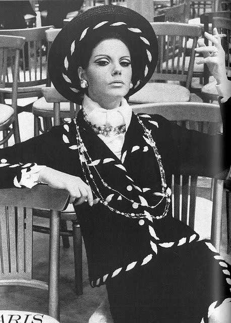 Chanel  photo by helmut newton  vogue us 1967