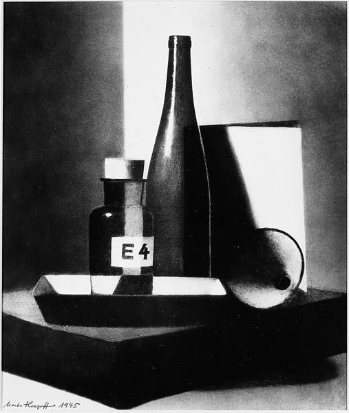 Marta hoepffner  komposition mit flaschen  1945 