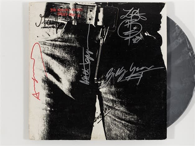  Andy Warhol ,  Rolling Stones, Sticky Fingers LP Cover, 1971 