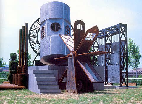  dennis oppenheim impersonation station   1988