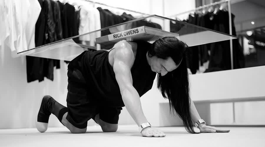  Rick Owens , Handstand, Table and Chair, Inspired by Allen Jones  