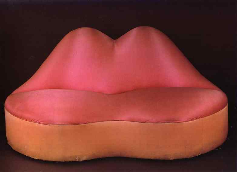  Salvador Dali and Jean-Michel Frank, Lip Couch, 1937 