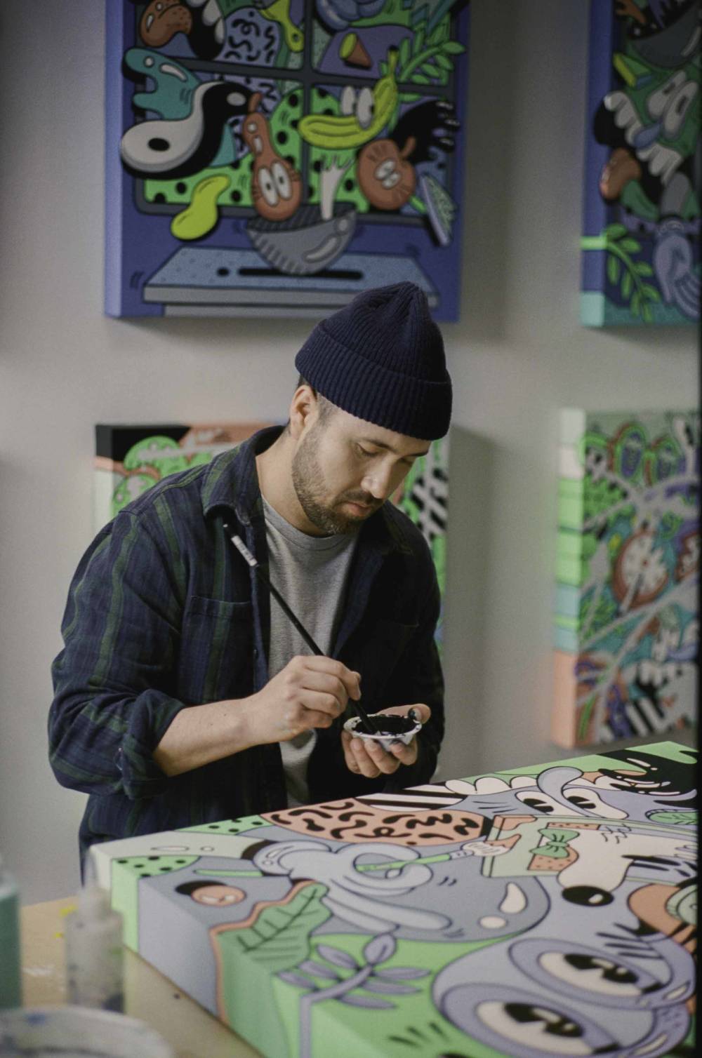  Steve Harrington in his LA Studio , Image Courtesy of Nike 