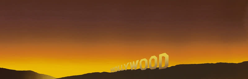 Ed ruscha hollywood 1968