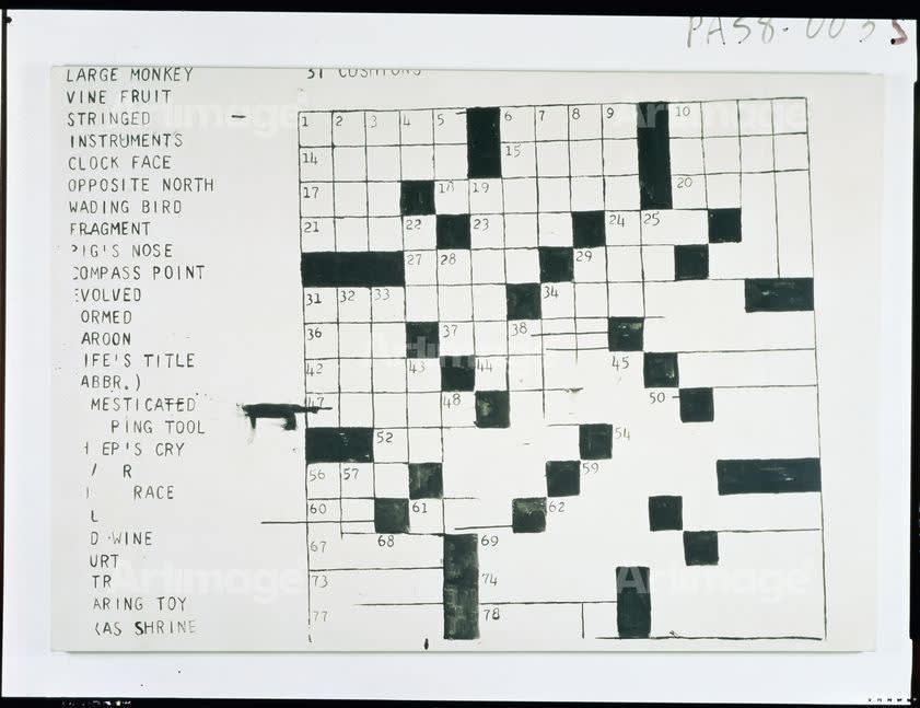  Andy Warhol, Crossword, 1961 