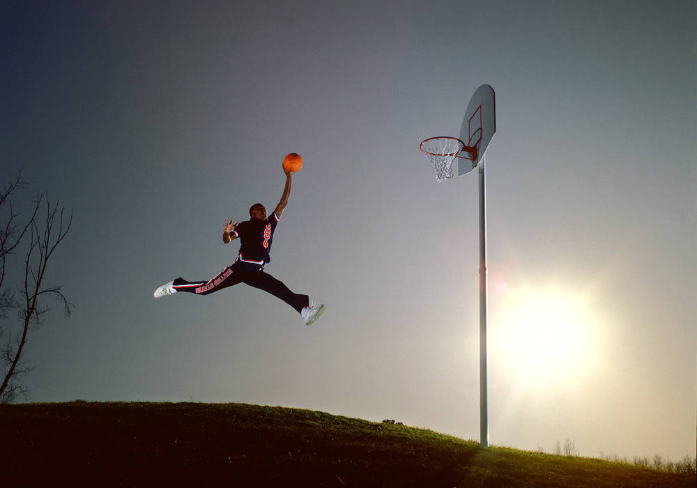  Jacobus “Co” Rentmeester for LIFE Magazine, Portrait of Michael Jordan, 1984 