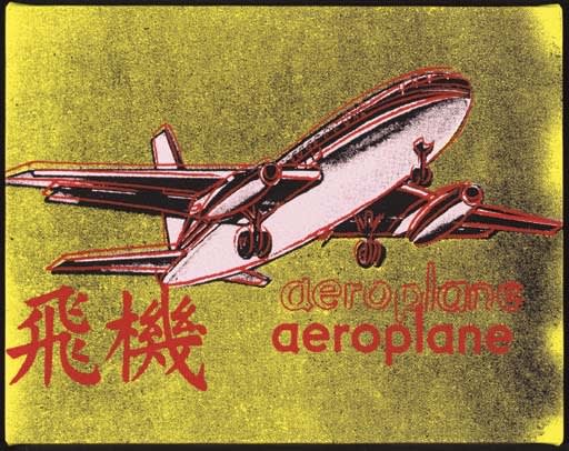  Andy Warhol, Aeroplane, 1980s 