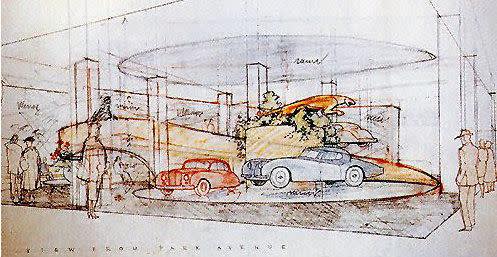   Frank Lloyd Wright, Hoffman Auto Showroom, 1955 