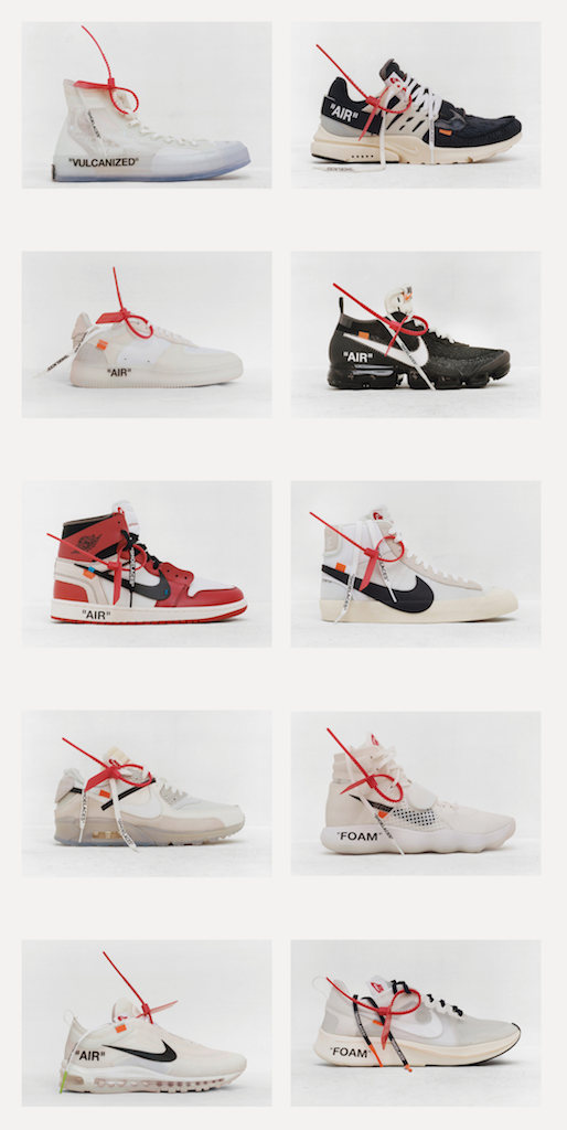 Nike Virgil Abloh The Ten Collection Book - Sneaker Bar Detroit